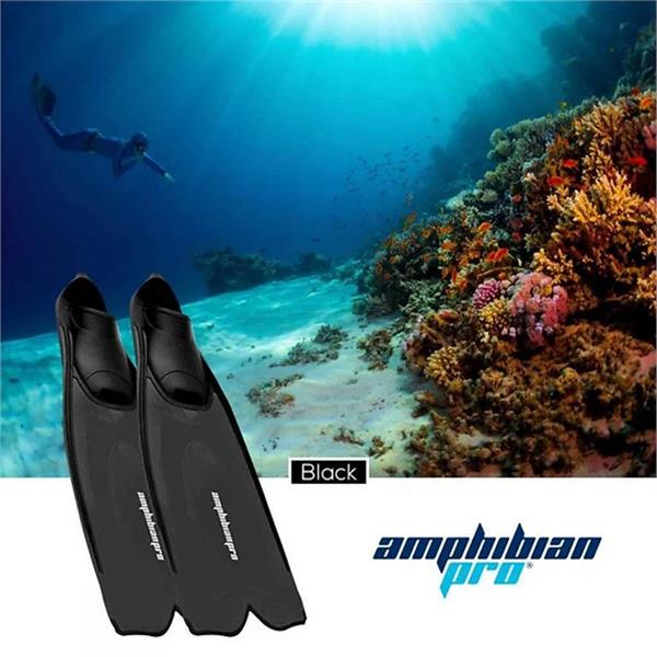 Amphibian Pro Fluid Yüzme ve Dalış Paleti - Siyah 46-47